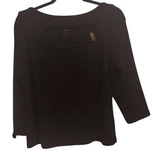 Rafaela Studio | Blouse Top | Black | Size L Large